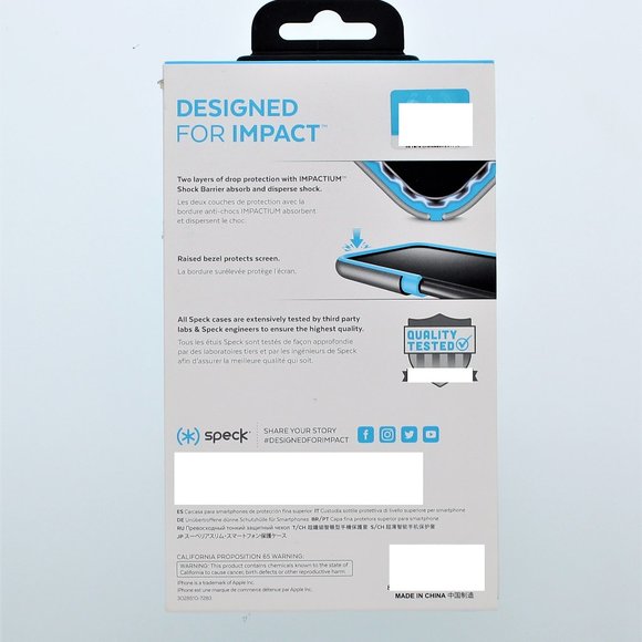 Speck Presidio Metallic Case for iPhone 6s, 7, 8 - Picture 2 of 2